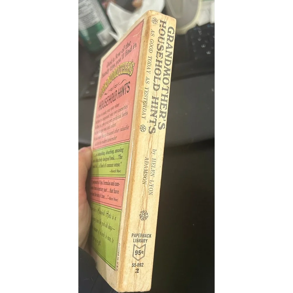 Grandmothers Household Hints 1963 Vintage Homestead Grannycore Book Boho Hippie - Picture 3 of 7